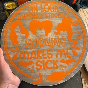 Hocus Pocus Wooden Sign